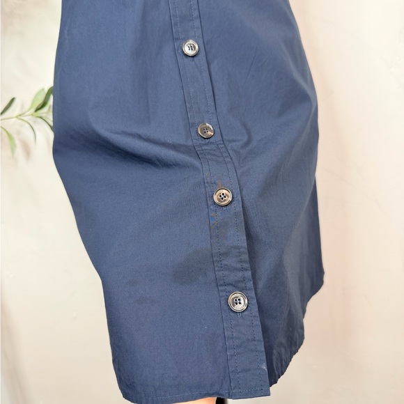 Frame Navy Blue The Safari Dress in Navy Mini Dress XS - Picture 8 of 10